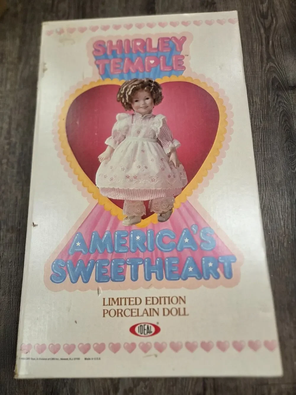 Ideal 1982 Shirley Temple Americas Sweetheart Porcelain Doll Original Box 17